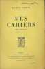 Mes cahiers. Tome 2. 1898 - 1902. BARRES Maurice 