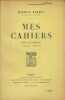 Mes cahiers. Tome 4. 1904 - 1906. BARRES Maurice 
