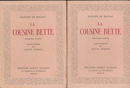 La cousine Bette. 2 volumes