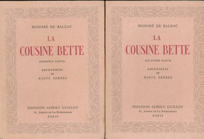 La cousine Bette. 2 volumes