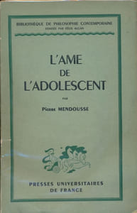 L'ame de l'adolescent