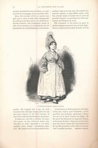 Les Français peints par eux memes. Types et portraits humoristiques à la plume et au crayon. Moeurs contemporaines par les sommités littéraires et artistiques de la France. 3ème livraison. La nourrice sur place