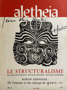 Aletheai. 4 Mai 1966. Le structuralisme