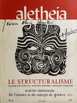 Aletheai. 4 Mai 1966. Le structuralisme. COLLECTIF