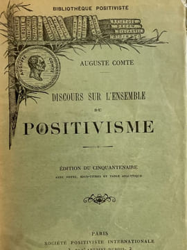 Discours sur l'ensemble du positivisme . COMTE Auguste