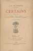 Certains. HUYSMANS J. K