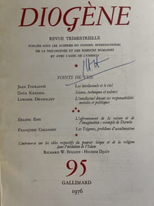 Diogène . Revue. N° 95. Controverse sur les rôles respectifs du pouvoir lai et de la religion dans l'évolution de l'islam