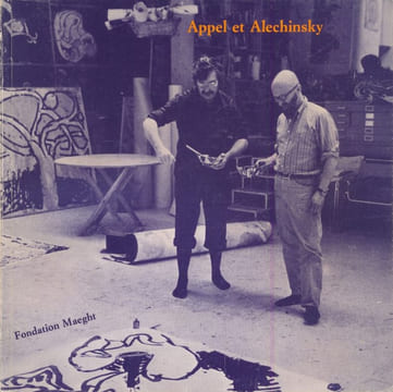Appel et Alechinsky. Encres à deux pinceaux, peintures, etc. ALECHINSKY Pierre - DOTREMONT Christian - ESTEBAN Claude 
