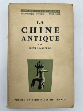 La Chine antique. MASPERO Henri