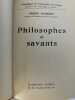 Philosophes et savants . HUMBERT Pierre 