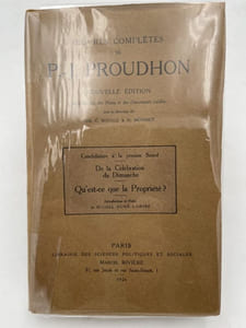 Candidature à la pension Suard - De la Célébration du Dimanche - Qu'est ce que la Propriété ?