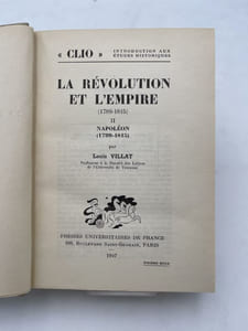 La Révolution et l'Empire (1789-1815). Tome II : Napoléon (1799-1815)