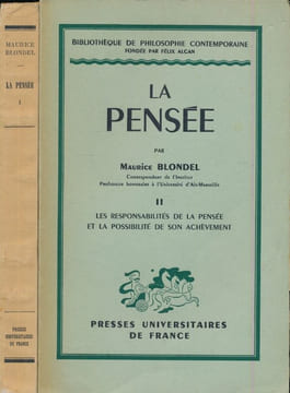 La pensée. BLONDEL Maurice