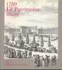 1789 Le patrimoine libéré. REVOLUTION FRANCAISE ] 