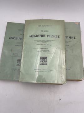 Traité de géographie physique. MARTONNE Emmanuel de