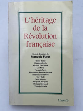 L'héritage de la Révolution française. FURET François