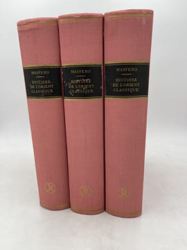 Histoire ancienne des peuples de l'Orient classique. Complet 3 volumes. MASPERO G