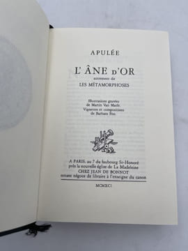 L'âne d'or autrement dit Les Métamorphoses . APULEE