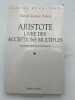 Aristote. Livre des acceptions multiples. Commentaire philosophique. DUBOIS Marcel Jacques