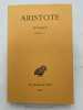 Physique. Livres I - IV. ARISTOTE 