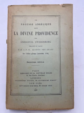 La sagesse angélique sur la divine providence . SWEDENBORG Emmanuel 