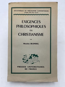 Exigences philosophiques du Christianisme
