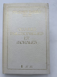 Oeuvres philosophiques et morales