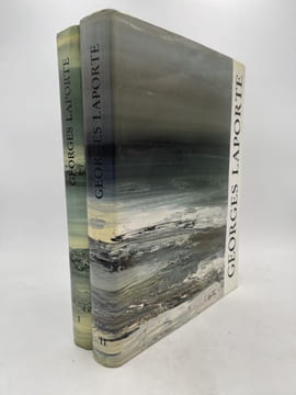 Georges Laporte. Un demi-siècle de peinture. Un univers de pulsion. 2 volumes. LAPORTE Georges ] 