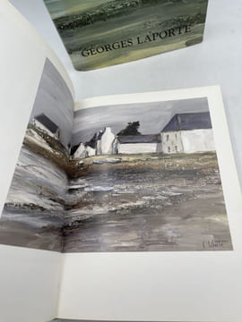Georges Laporte. Un demi-siècle de peinture. Un univers de pulsion. 2 volumes. LAPORTE Georges ] 