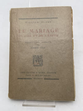Le mariage du ciel et de l'enfer . BLAKE William