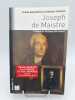 Joseph de Maistre. BONCOMPAIN Claude - VERMALE François