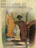 Locataires et propri&eacute;taires. DAUMIER Honor&eacute;