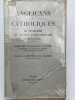 Anglicans et Catholiques. Le problème de l'union anglo-romaine (1833-1933). . BIVORT DE LA SAUDEE Jacques