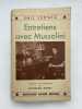 Entretiens avec Mussolini. LUDWIG Emil