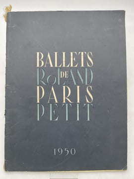Ballets de Roland Petit . Paris 1950 . PETIT Roland