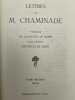 Lettres de M. Chaminade, fondateur de la société de Marie et de l'institut des filles de Marie. CHAMINADE Pére Guillaume Joseph 