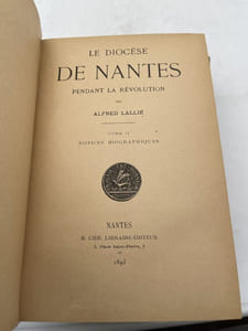 Le diocèse de Nantes pendant la révolution