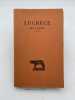 De la nature. Tome II.. LUCRECE