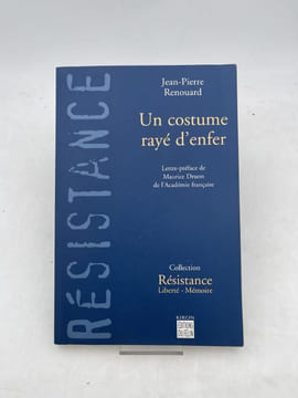 Un costume rayé d'enfer. RENOUARD J'ean-Pierre