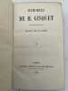 Mémoire de M. Gisquet ancien Préfet de police, écrits par lui-même. GISQUET Henri-Joseph