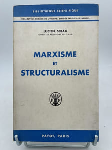 Marxisme et structuralisme