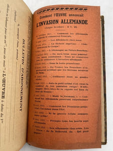 L'oeuvre. 1914 . 14 numéros reliés ensembles. Jaurès et Rochette. L'escroc et son complice