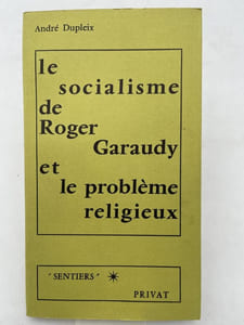 Le socialisme de Roger Garaudy et le problème religieux