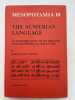 The Sumerian language. An introduction to its history and grammatical sttructure. THOMSEN Marie-Louise