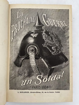 La prochaine guerre par un Soldat. ANONYME