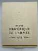 Revue Historique de l'Armée. 1954 - N° 1. REVUE HISTORIQUE DE L'ARMEE