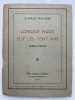 Lorsque Hugo eut les cent ans. Indications. MAURRAS Charles 