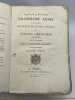 Grammaire Arabe à l'usage de l'Ecole Spéciale des langues orientales vivantes.. SILVESTRE DE SACY Antoine Isaac