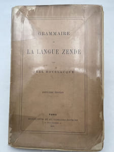 Grammaire de la langue Zende