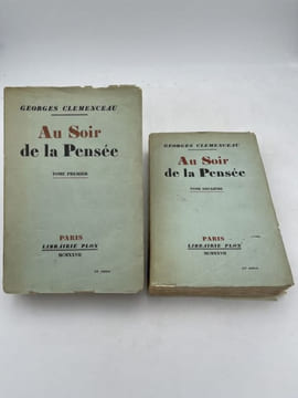 Au soir de la pensée. CLEMENCEAU Georges